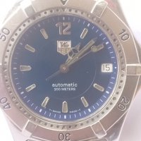 Швейцарски часовник Tag Heuer автоматик - цвят Океан, снимка 6 - Мъжки - 41021646