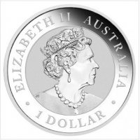 сребърна монета 1 оз 1 oz кукабура , снимка 2 - Нумизматика и бонистика - 39475449