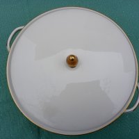Баварски порцелан купа с капак, снимка 4 - Чинии - 35859879