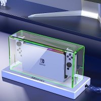 Ново Покритие калъф за Nintendo Switch 16 цвята LED светлина за уникален стил, снимка 5 - Аксесоари - 42549500