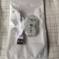Интериорна сензорна Led Лампа за кола 5V USB, Студено бяла светлина 6500к, снимка 1 - Аксесоари и консумативи - 44574850