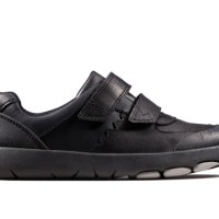 Сникърси CLARKS – Rex Pace K 261470447 Black Leather , снимка 6 - Детски обувки - 41103341