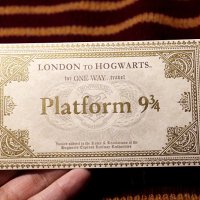 Магическа пръчка на Дъмбълдор + Билет + нашивки , Комплект , Dumbledore Хари Потър , Harry Potter , , снимка 2 - Подаръци за рожден ден - 33800076