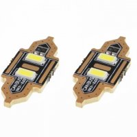 Комплект диодни Led , лед крушки за интериор,осветление номер Amio Festoon C5W 2xSMD 5730 12V 31mm, , снимка 1 - Аксесоари и консумативи - 34768352