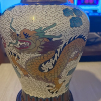 Китайска ваза, снимка 2 - Антикварни и старинни предмети - 44745762
