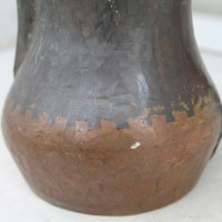 Стара ръчно кована медна арабска кана , снимка 5 - Антикварни и старинни предмети - 41002325