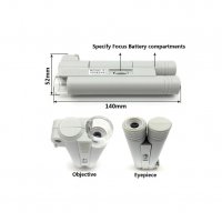 МИКРОСКОП С УВЕЛИЧЕНИЕ 100Х В ДЖОБЕН РАЗМЕР - код 3096 , снимка 9 - Друга електроника - 34131265