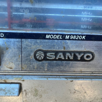 Продавам радиокасетофон SANYO, снимка 3 - Ресийвъри, усилватели, смесителни пултове - 44926379
