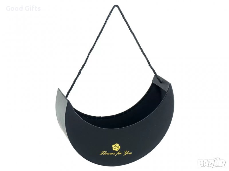 Кутия за декорация BOAT NATURAL, Черна, снимка 1