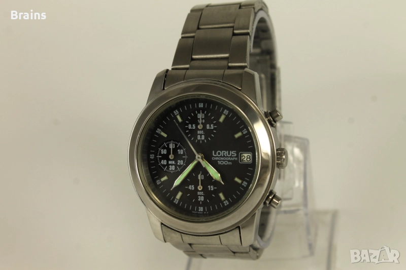 LORUS Chronograph Мъжки Кварцов Стоманен Часовник, снимка 1