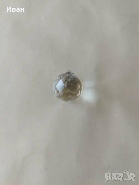 Фън Шуй кристална висулка, 30 мм - само по телефон!, снимка 1