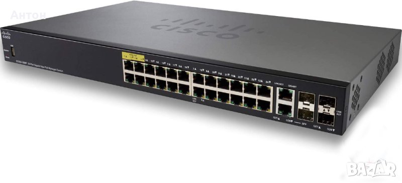 Cisco SG 350-28MP 28-Port Gigabit POE+/ 60W POE Managed Switch, снимка 1