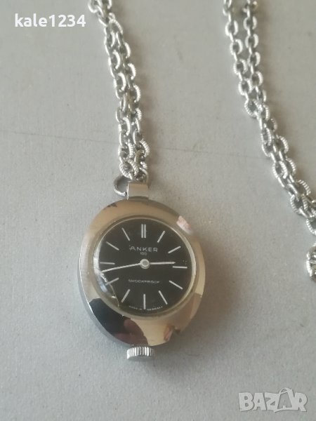 Дамски часовник ANKER 100. Медальон. Germany. Механичен механизъм. Vintage watch. Ретро модел , снимка 1