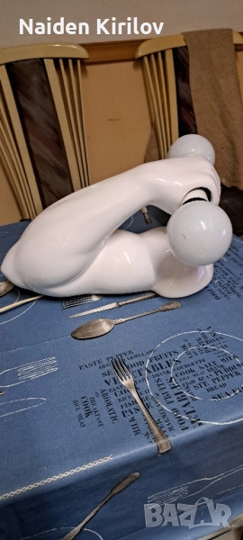 стена/настолна порцеланова лампа , снимка 1