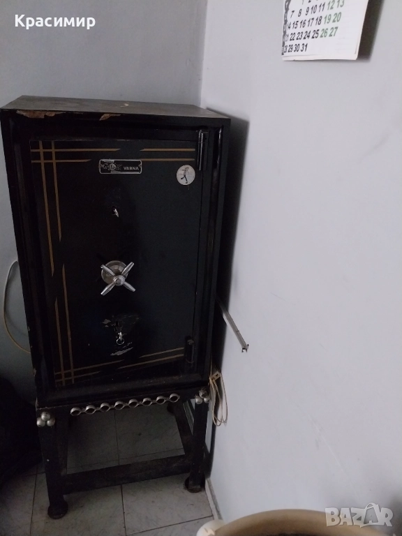 ПродаМетална каса/огнеопорна/, снимка 1