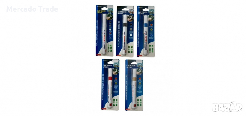 Маркер коректор за боя, Бял,Сив, Черен и Син, снимка 1