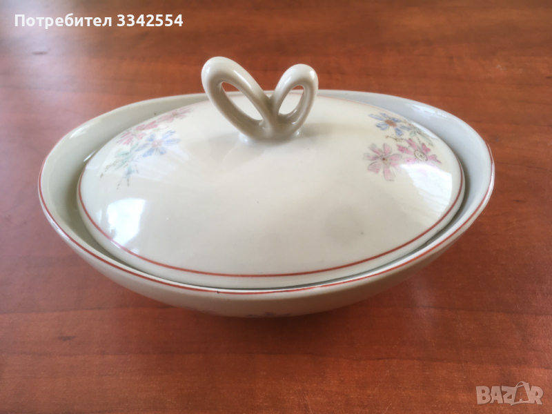 ПОРЦЕЛАНОВА БОНБОНИЕРА БЪЛГАРИЯ, снимка 1