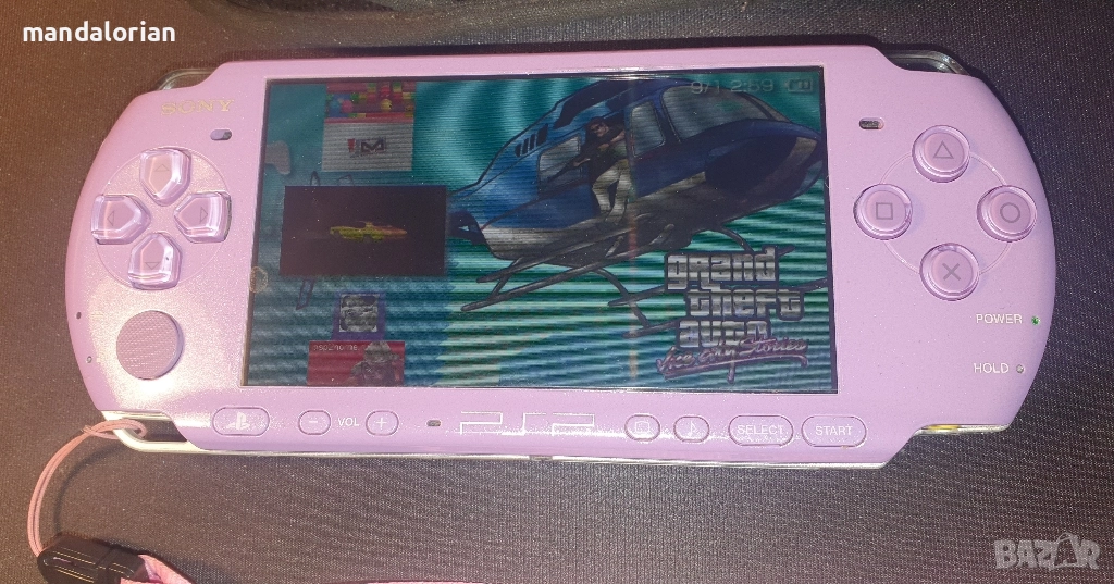 Sony PSP-3000 Hannah Montana PlayStation Limited edition purple , снимка 1