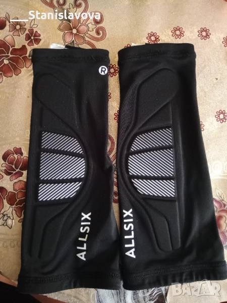 РЪКАВИ ЗА ВОЛЕЙБОЛ VAP100, ЧЕРНО/БЯЛО, снимка 1