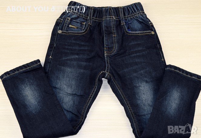 Супер изгодно!!! Модерни детски дънки с ефект за първия учебен ден, снимка 1