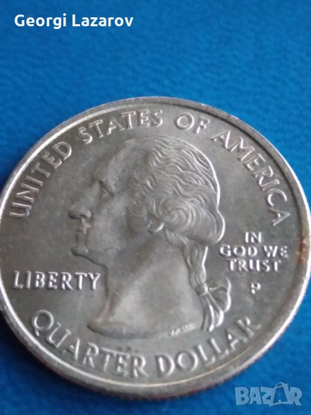 25 Цента САЩ -Ню Йорк юбилейна 2000, снимка 1
