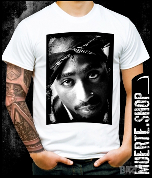 Тениска 2PAC BANDANA, снимка 1