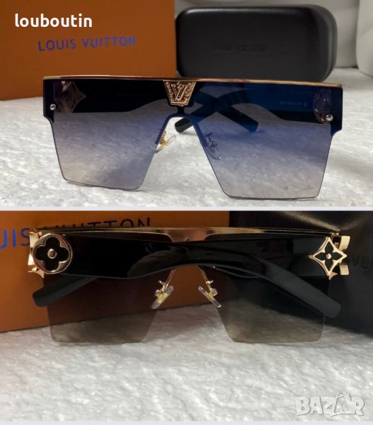 -22 % разпродажба Louis Vuitton 2023 висок клас дамски слънчеви очила маска Мъжки Унисекс, снимка 1