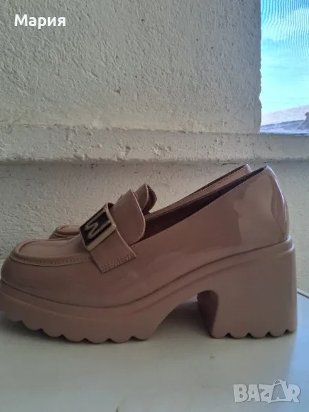 Дамски обувки на платформа , снимка 1