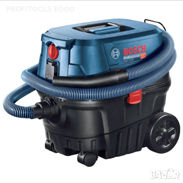 Прахосмукачка Bosch електрическа за сухо и мокро почистване 1350 W, 3900 л/мин, 35 мм, GAS 12-25 PL, снимка 1