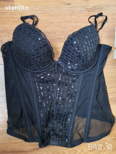 Бюстие/корсет с пайети, снимка 1