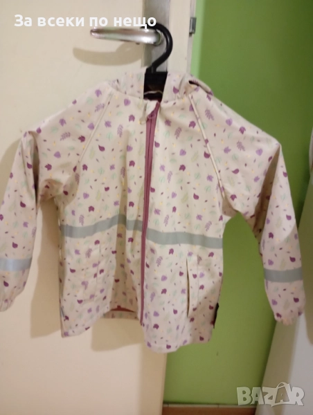 Есенно пролетно яке за дъжд за момиче размер 98-104, снимка 1