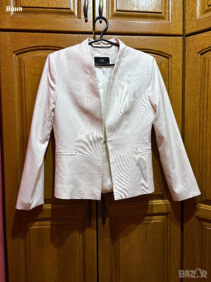 Елегантно бяло сако, снимка 1