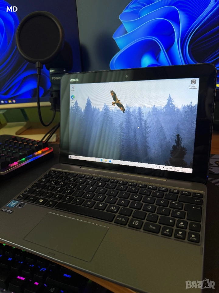 Asus Transformer Book T101HA 2в1 Лаптоп-таблет, снимка 1