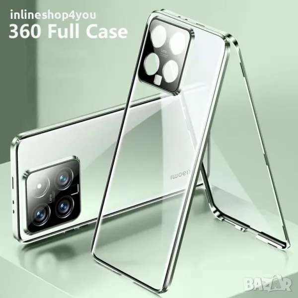 Двоен Магнитен Кейс за Xiaomi 14T Pro със защита на камерите, снимка 1