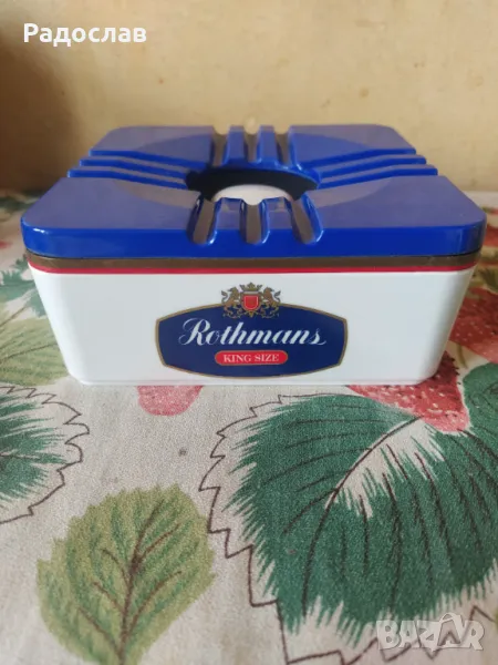 стар английски пепелник Rothmans, снимка 1