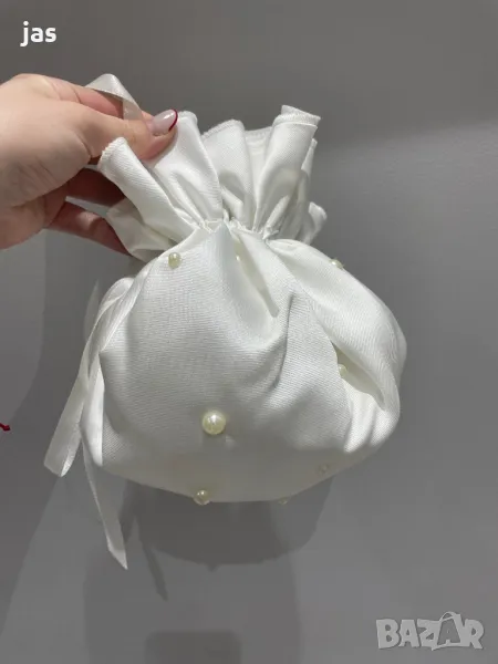 Булченска чанта с перли, снимка 1