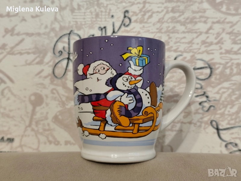 Голяма порцеланова чаша Milka. Лимитирана серия с номер от серията 11. Цена 8 лв., снимка 1