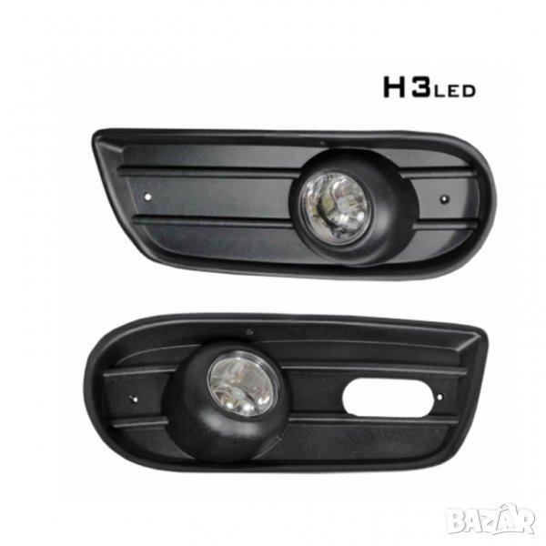 Комплект LED Халогени с решетки за VW Volkswagen Transporter T4 1996 - 2004, снимка 1