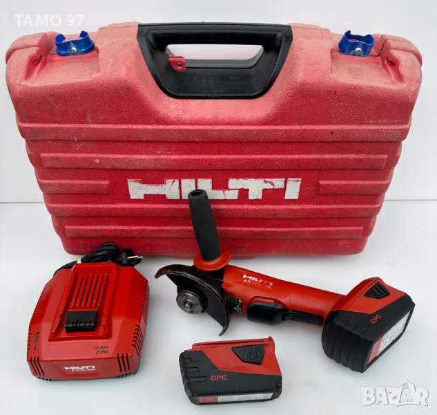 Hilti AG 125-A22 - Безчетков акумулаторен ъглошлайф 2x22V 5.2Ah, снимка 1