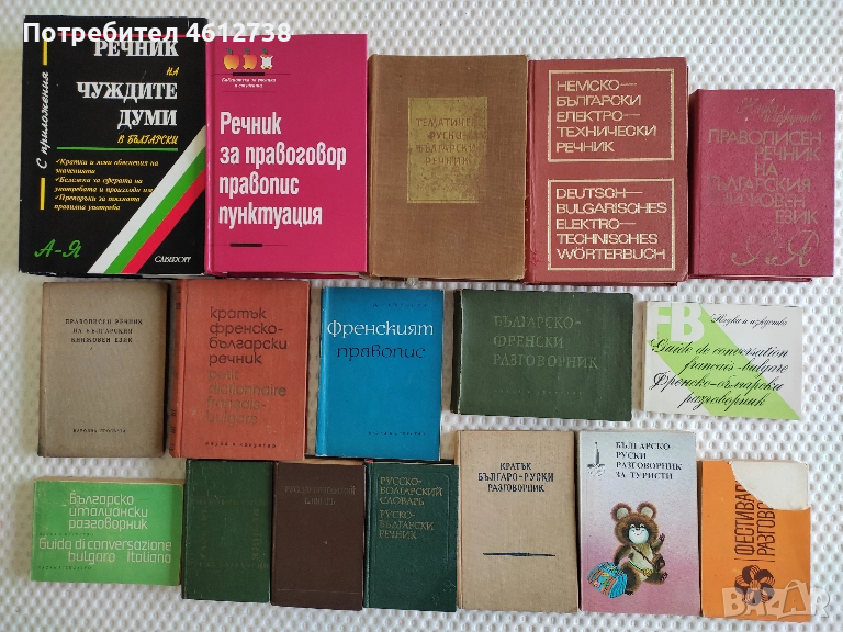 Книги - речници и разговорници, снимка 1