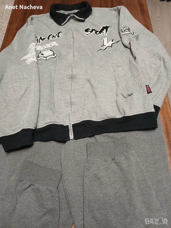 Спортен Екип , сив, снимка 1