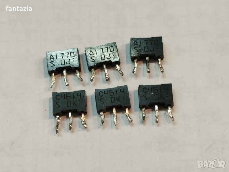 Оригинални транзистори 2SA1770 2SC4614 1770 4614, снимка 1
