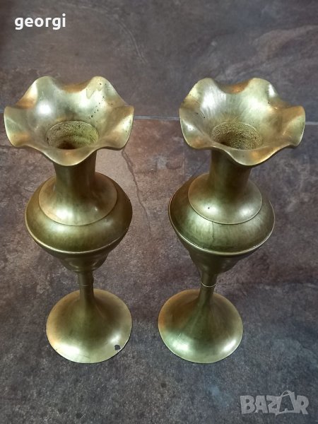 Ретро бронзови вази, снимка 1