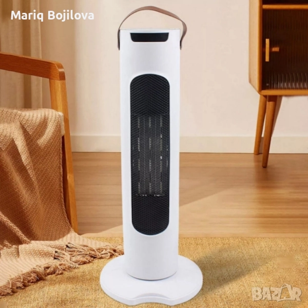 Вентилаторна печка 2-в-1 с керамичен нагревател, осцилация 60°, снимка 1