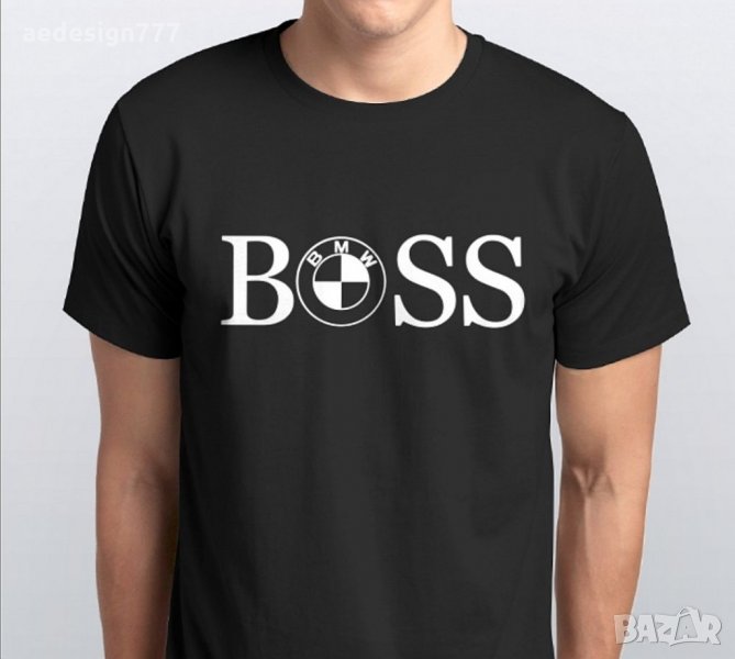 Тениски BOSSс марка автомобил по ваш избор, снимка 1