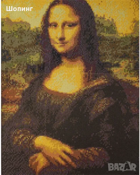 НОВ! Диамантен гоблен Мона Лиза - голям, снимка 1