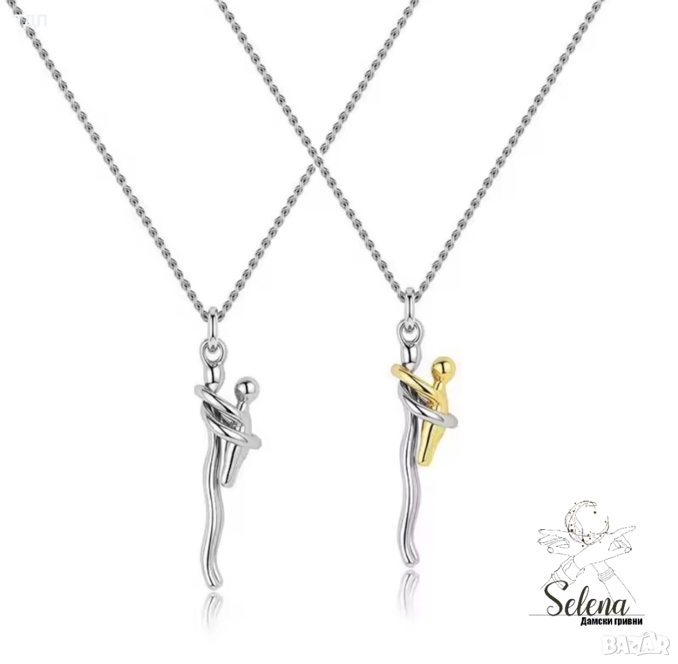 Колие от медицинска стомана "Майчина прегръдка", снимка 1