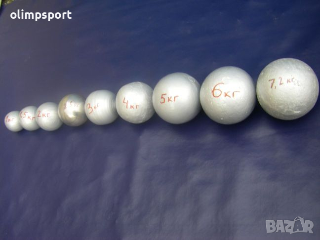 Гюле за мятане. Гюлле за тласкане. Лекоатлетическо гюлле., снимка 1