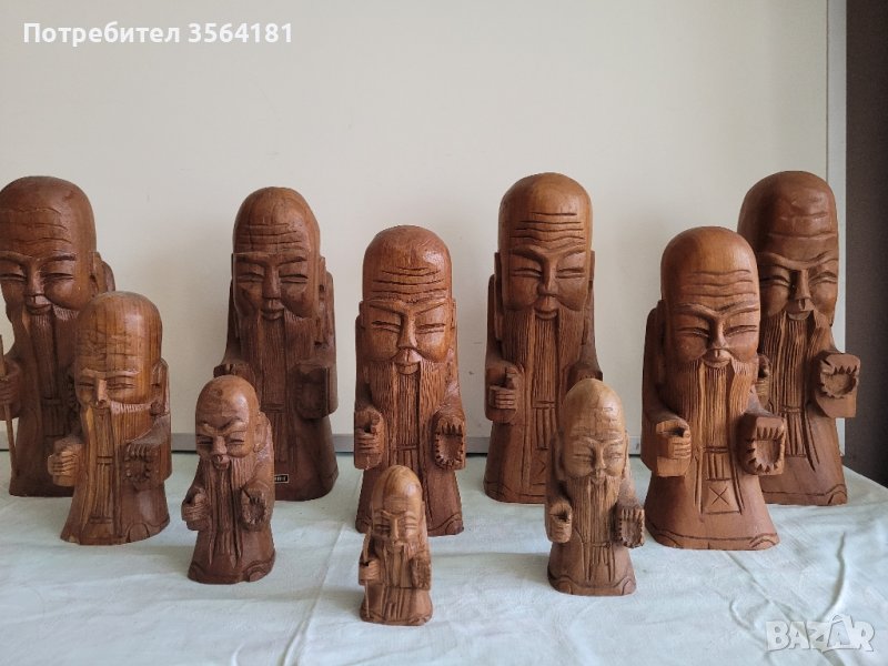 азиатски дървени склуптори , снимка 1