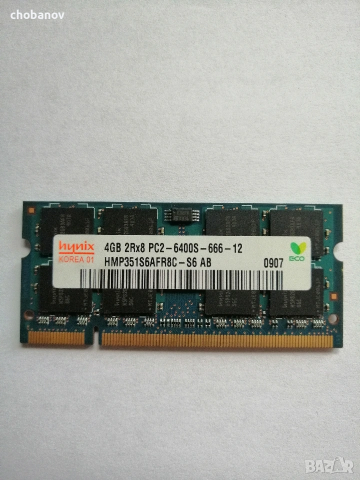 RAM Памет за лаптоп 4GB DDR2 800MHz, снимка 1